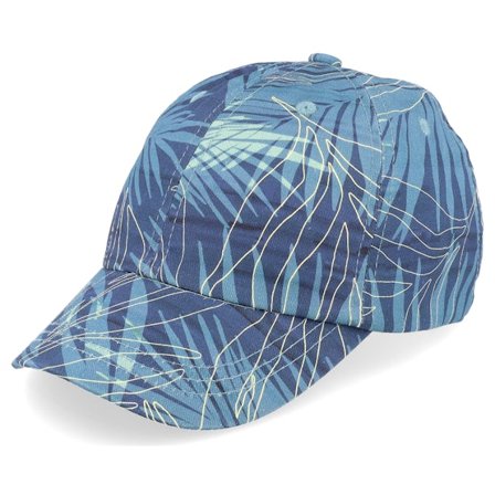 Barts - Blå unconstructed Keps - Kids Saki Cap Print Blue Dad Cap @ Hatstore