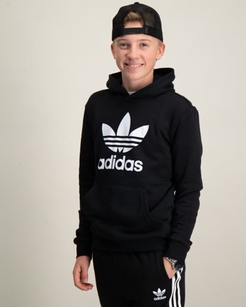 Adidas Originals TREFOIL HOODIE Svart Huvtröjor/Hoodies Kille - Kids Brand Store