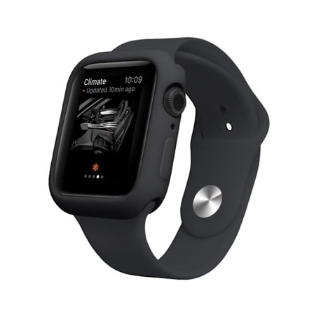 Silikonecover til Apple Watch 44mm Sort
