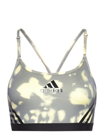 Adidas Aeroreact Light-Support Hyperglam Printed Bra Lingerie Bras & Tops Sports Bras - ALL Multi/mønstret Adidas Performance
