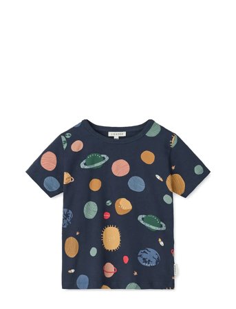 Liewood Apia Printed Shortsleeve T-Shirt - Navy - 110/116
