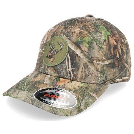 Hunter - Camo flexfit Keps - Deer Patch Woven True Timber Kanati Flexfit @ Hatstore