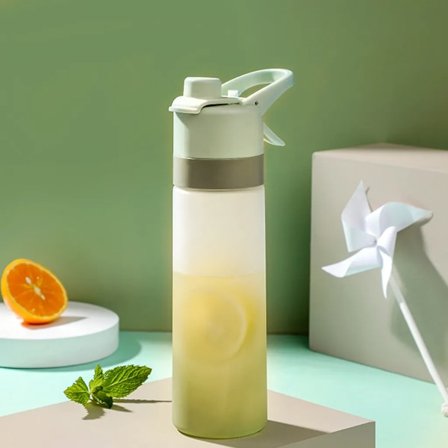 Spray Drickflaska Vattenflaska Sportflaska Utomhus Sport Fitness 650mL Grön