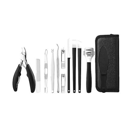 12 stk. Tåneglklippere Kutter Inngrodd Tåneglverktøy Tykk Negl Smussfjerner Super Skarp Buet Blad