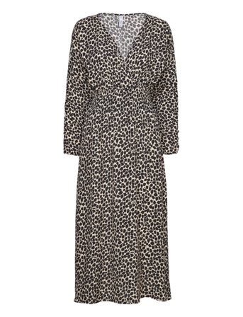 Mango | Printed Dress With Ruffled Detail | XS