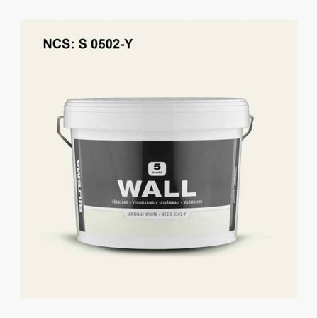 Biltema - Veggmaling WALL antikkhvit 10 liter