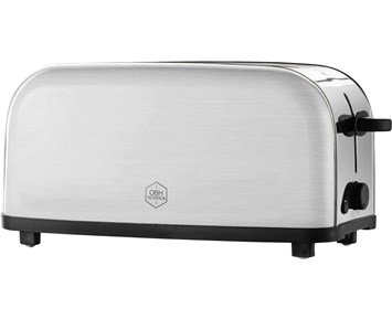 OBH Nordica 2268/Manhattan Steel 4 - Brödrost i rostfritt stål med plats för 4 brödskivor