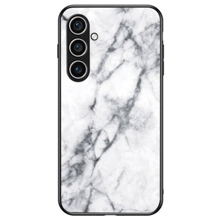 SKALO Samsung A56 5G Marmor Hærdet Glas TPU Cover - #1