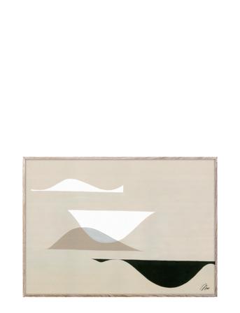 Music 01 - 50X70 Cm Home Decoration Posters & Frames Posters Graphical Patterns Hvid Paper Collective