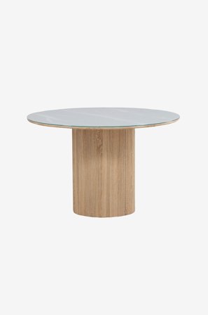 VIND - Härön Rundt spisebord - Hvit - Spisebord - Fra Homeroom