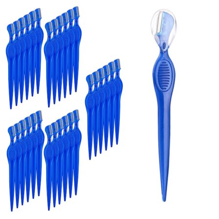 30 kpl Kulmakarvatrimmeri Tarkkuushöylä Kasvojen Kuorinta Dermaplaning Työkalu Persikkakarvojen Poisto Kasvoilta Kulmakarvojen Muotoilu Huulten 