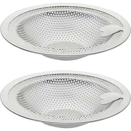 2 st Hjärtformade diskbänksil, rostfri diskbänkssil