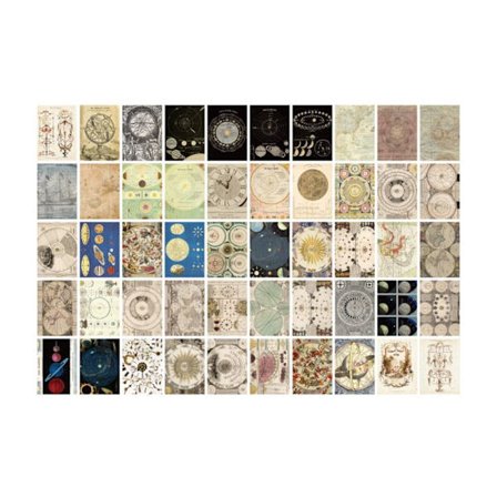 100 st/bok Vintage meddelandematerial Papper 02 02