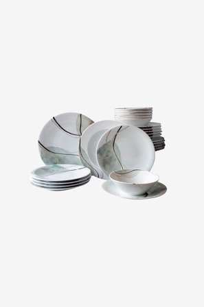 Hermia - Illallisastiasto (24 kpl) Hill - Monivärinen - Astiastot - - Homeroom