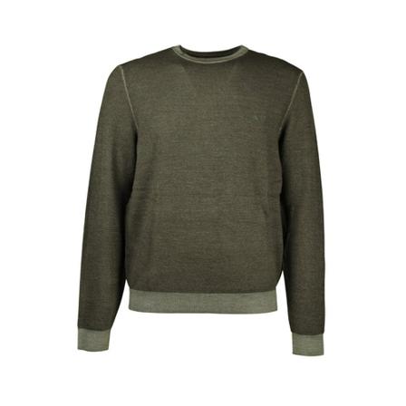 Sun68 Round-neck Knitwear , Groen , Heren , Maat: XL Truien & Vesten