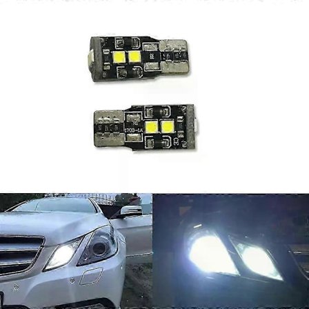 2 STK. LED Parkeringspositionslys til 2010-2013 Mercedes BNEZ W212 E-Klasse C207 A207 E200 E350 Klaringslys
