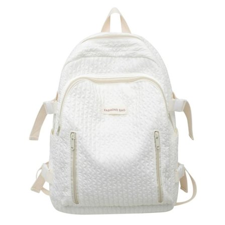 Rygsæk Skoletaske HVID