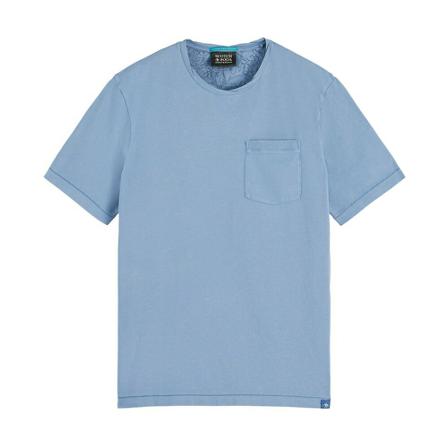 Scotch & Soda, T-Shirts Blauw, Heren, Maat:M