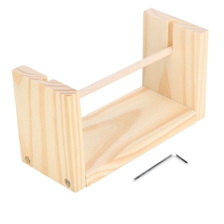 Trådholder Fransk Håndlaget Tre Spole Linje Streng Vev Tilbehør 20cm