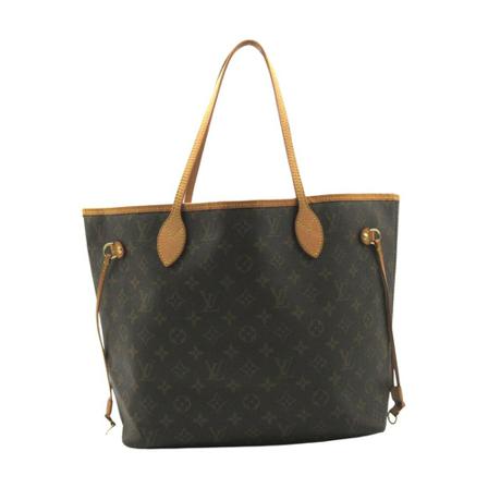 Louis Vuitton Vintage, Pre-owned Neverfull MM Monogram Bag Bruin, Dames, Maat:ONE Size