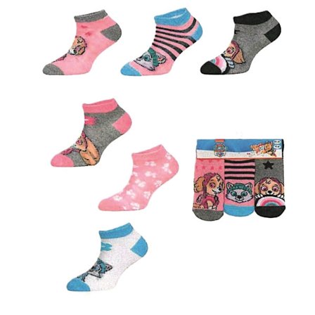 Paw Patrol 3-pack ankelstrumpor