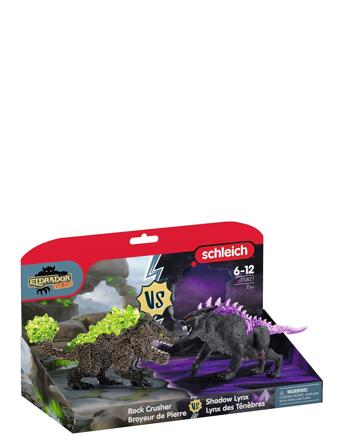 Schleich Shadow Lynx Vs. Rock Crusher Toys Playsets & Action Figures Action Figures Multi/patterned Schleich