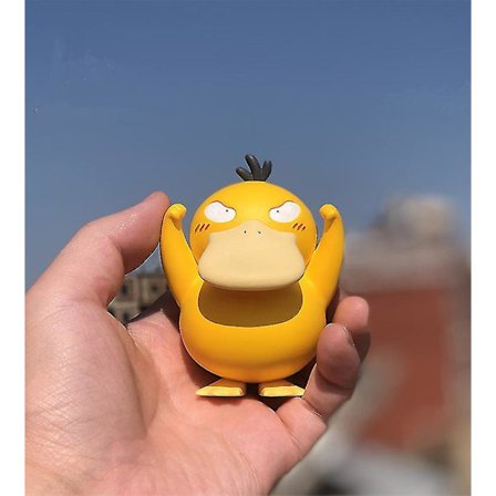 Söt Psyduck Duck Fighting Ver. Söta actionfigurleksaker 8cm
