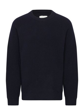 WOOD WOOD Wwkevin Crew Neck 25298 - Navy - M