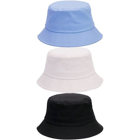 LINJOU 3 kpl Puuvillainen Lierihattu Kesähattu UPF 50 UV-suoja Aurinkohattu Kalastajanhattu SFL