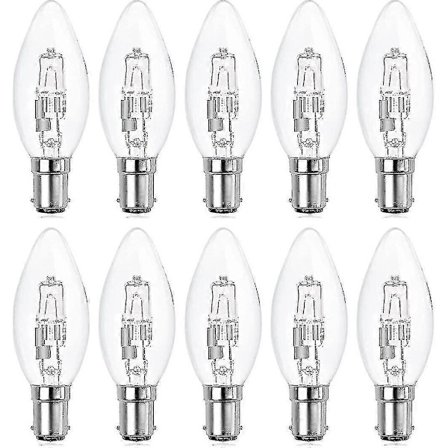 10 kpl B15d halogeenilamppuja, himmennettävä 42 W C35 halogeenivalaisin 42 W B15d