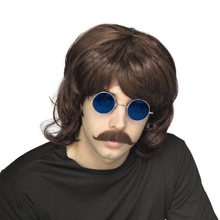 Discoperukke voksenstørrelse discoperukke 70-talls travolta