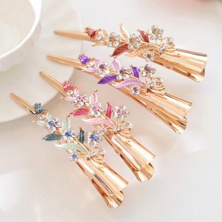 4 stk. elegante hårklemmer til kvinder og piger - Fashion Sparkly Glitter Rhinest