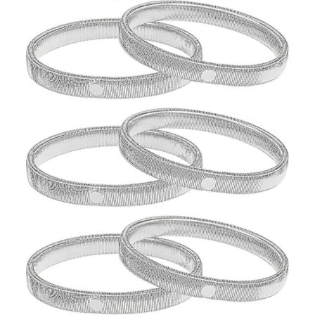 3 Par Ermeholdere Sklisikre Skjorteermeholdere Strikk Metallarmbånd Erme