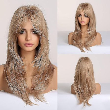 Lange Blonde Parykker Til Kvinder