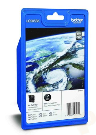 Brother LC985BK - svart - original - blekkpatron