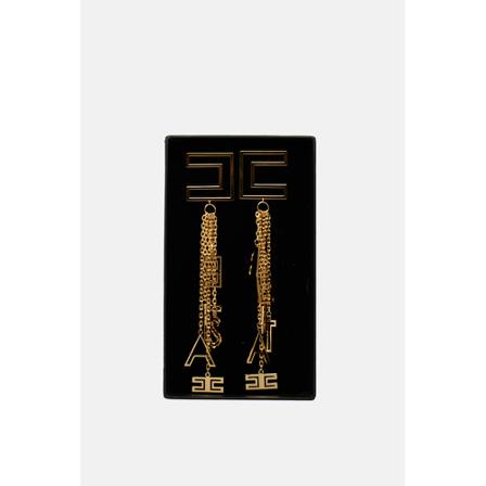 Elisabetta Franchi, Earrings MIINTO-4ed 53e 076cf 3abb 6f 5ed Geel, Dames, Maat:ONE Size