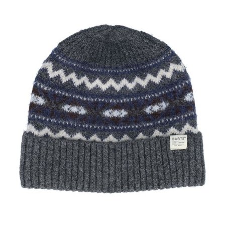 Barts - Grå cuff Beanie - Sybe Beanie Dark Heather Cuff @ Hatstore