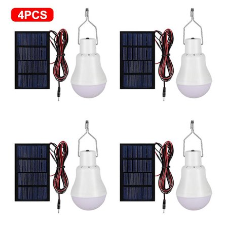 Solcellsdriven LED-lampa