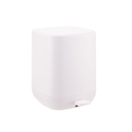 9L fyrkantig pedalhink, plast, mjukstängande lock