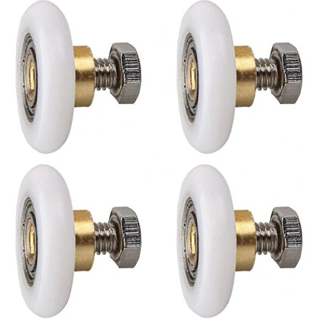 Brusekabinedørulle, rullehjul til brusekabinedør, der glider R