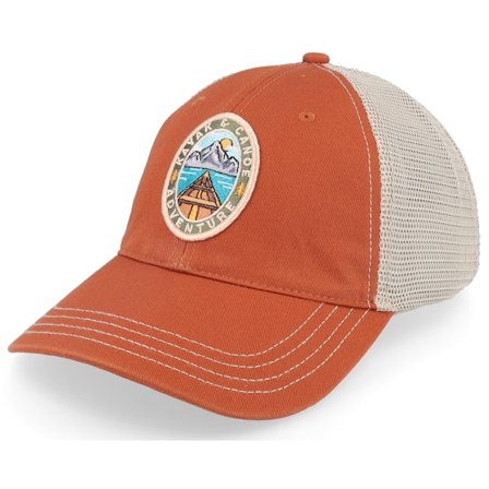 Wild Spirit - Brun trucker Keps - Kayak & Canoe Adventure Orange/Khaki Trucker @ Hatstore