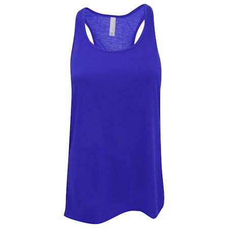 Bella Dam/Kvinnors Flowy Racerback Tank Top S True Royal