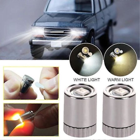 10 kpl Mini sähkövaloja nukkekodin käsitöihin paristoilla [D]