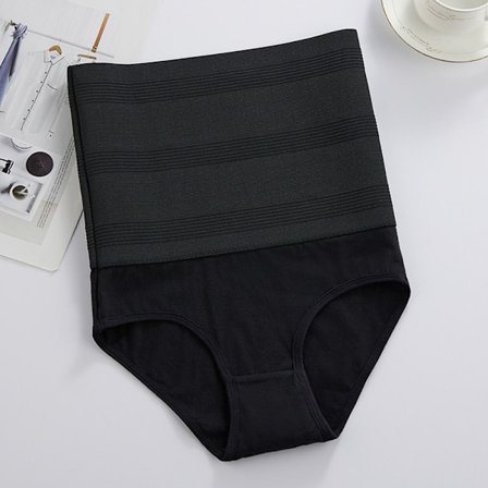 Body Shaper Belly Trosa Triangel Slimming Underkläder SVART L