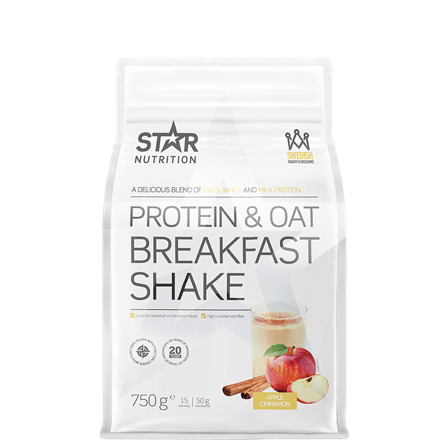 Star Nutrition Protein & Havre Måltidserstatning Shake 750 g