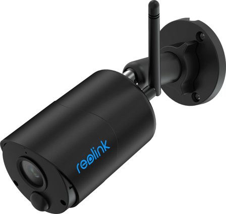Reolink Argus Eco - svart (B320-B) trådløst overvåkningskamera Wi-Fi 2.4GHz, 1920x1080, IP65, oppladbart