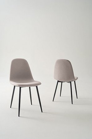 Jotex - BEZOWY - HOLMA - Kup Krzesła do jadalni i do kuchni firmy Jotex