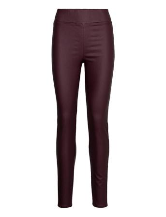 Fqshannon-Pa-Cooper Trousers Leather Leggings/Bukser Rød FREE/QUENT