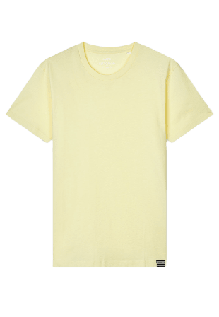 Mads Nørgaard Fine Jersey Thor Tee FAV T-shirts Herr Gul M