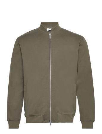 Slhseero Bomber Sweat Jacket Sweat-shirt Genser Kakigrønn Selected Homme*Betinget Tilbud